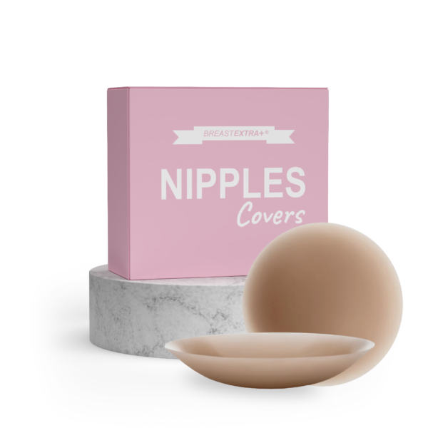 silikónové bronzové krytky na bradavky BreastExtra, boobie tape, boob tape alebo aj boobee a nippies